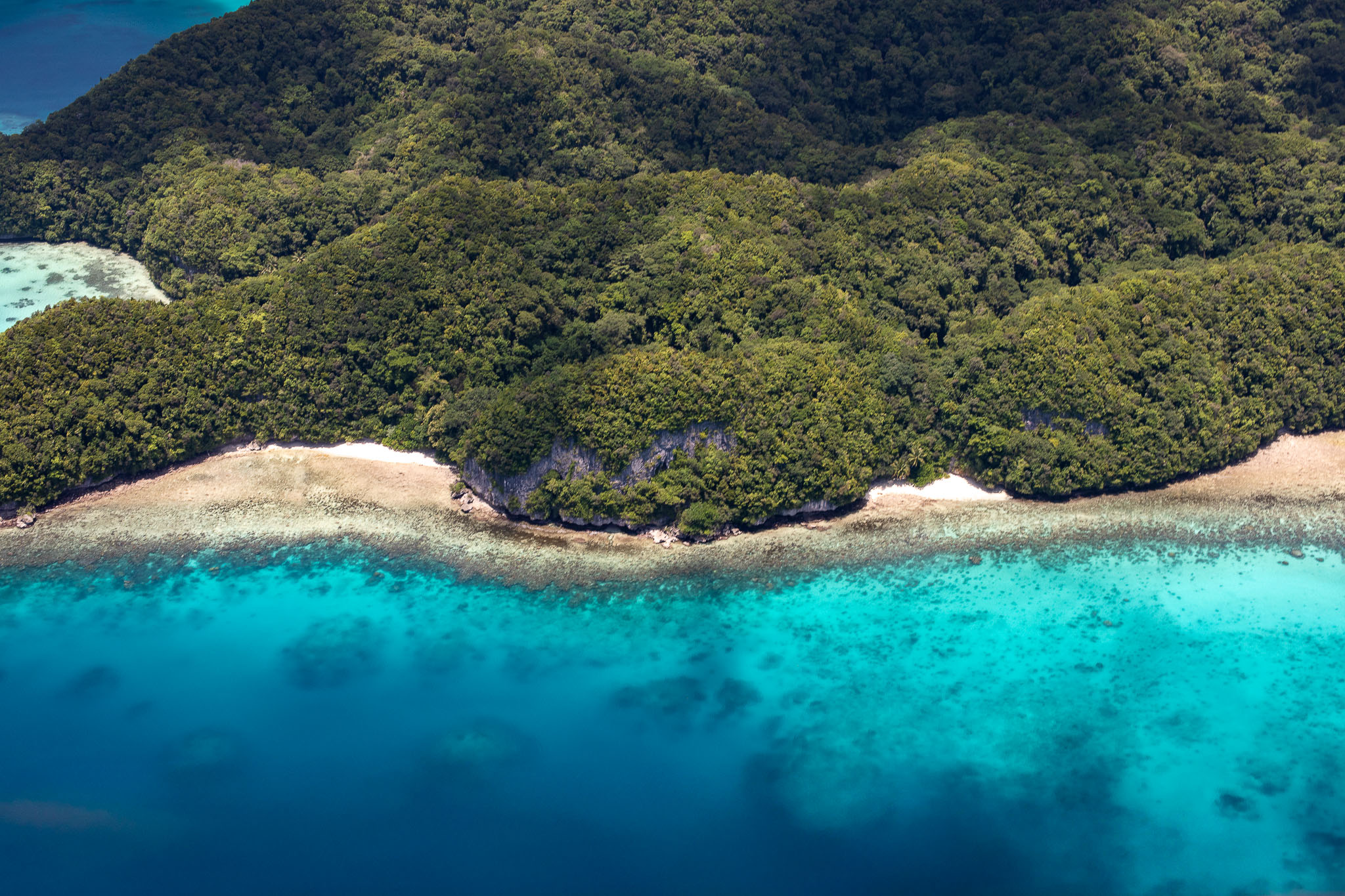 Palau. Aerial photography produced for Pacific Mission Aviation Palau